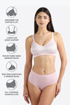 Wacoal Single Layered Non-Wired Full Coverage T-Shirt Bra - Light Pink — thumbnail 6